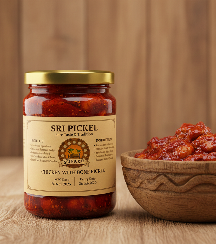 Chicken pickel with bone 250GRAM